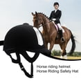 thumbnail image 1 of Casco Ecuestre, Transpirable y Ligero, con Ajuste Cómodo y Ajustable, Protección Elegante para Carreras de Caballos, Uso Diario En Ciclismo, Apto para Hombres y Mujeres., 1 of 3