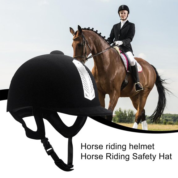 Viflosae Equestrian Riding Helmet Breathable Safety Cap Horse Racing Headgear Protective Lightweight Durable Helmet for Men Women Trail Riding Stable