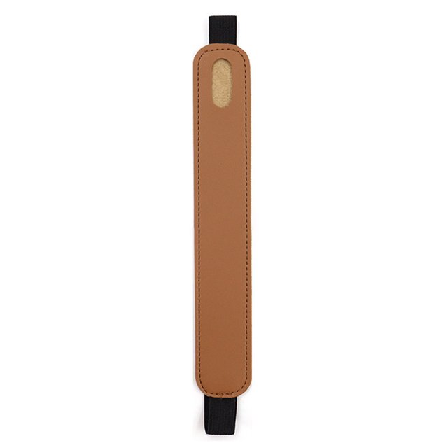 CSChome Trousse à Crayons avec Sangle Élastique Réglable Support de Tablette en Nylon Bande Élastique Étui en Cuir Artificiel Rangement Anti-Perte