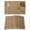 Brown, variant on Retro Green Placemats Set of 6, Vintage Rustic Plants Trees Lines Pattern Placemats for Dining Table, Place Mats for Kitchen Tabletop, Waterproof Wipeable Dining Table Mats Set