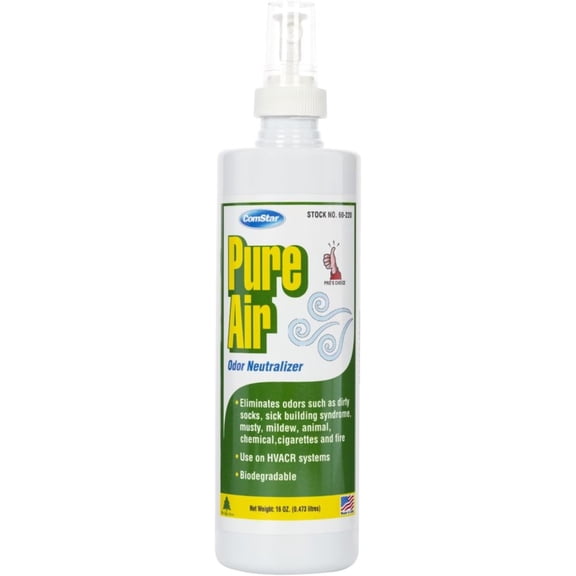 ComStar 60-220 Pure Air Odor Eliminator Ready to Use Spray, 16 oz, White