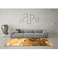 thumbnail image 3 of Ahgly Company Indoor Rectangle Abstract Orange Modern Area Rugs, 7' x 9', 3 of 4