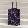 thumbnail image 5 of Uemuo Colorful Guitar Printed Washable Luggage Cover - Fashion Suitcase Protector Fits 18-32 Inch Luggage -X-Large, 5 of 9