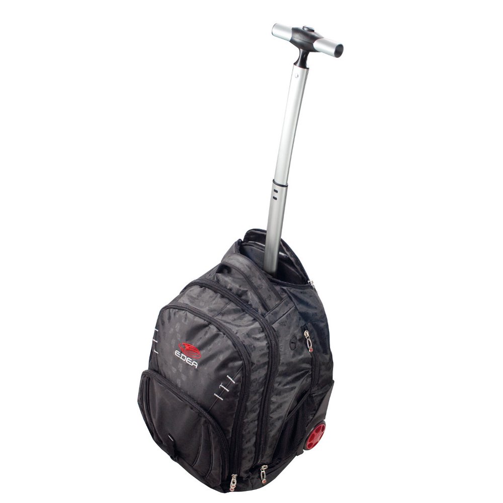 Edea Skates EDEA Skate Rolling/BackPack Trolley Bag (Black) Walmart