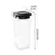 thumbnail image 3 of Recipiente Hermético para Almacenar Alimentos Al Vacío, con Tapa de Apertura con Un Botón, de Plástico Pet Transparente para Harina, Arroz y Aperitivos, 650 Ml/1300 Ml/1800 Ml., 3 of 6