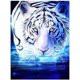 thumbnail image 1 of Tigre de pintura de diamante 5D, diamante completo de bricolaje, kits de pintura de diamante de animales, artesanía de diamante para decoración de pared del hogar 30 x 40 cm, 1 of 5