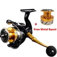 thumbnail image 1 of Double Metal Spools Spinning Fishing Reel Original Spare Spool Fishing Reels Saltwater Carp Feeder Free Metal Spare Spool Reel ,Rigid Aluminum Skeletal Frame, 1 of 6