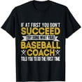 thumbnail image 1 of Camiseta retro divertida para entrenador de béisbol, 1 of 2