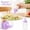 Purple, variant on Mini Condiment Squeeze Bottles, Salad Dressing Container Sauce Bottles,BPA Free,1-Pack,Blue