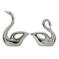 thumbnail image 1 of Figurillas de cisnes, esculturas, estatuas de animales, artesanía, decoración, adornos de mesa Plata, 1 of 9