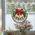 thumbnail image 4 of Noothes Christmas Window Hangings Festive Santa and Winter Scene Ornaments Easy-Hang Decor for Christmas Tree and Home Holiday Decorations, 4 of 6