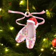 thumbnail image 4 of Christmas Acrylic Ornament-Ballet Dancer Cartoon Pendant,Car/Backpack/Key Chain Decoration Safeglitz, 4 of 4