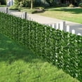 thumbnail image 3 of 300cm Artificial Green Ivy Hedge Fence Panel Artificial Ivy Leaves Outdoor Home Garden Balcony Fence Screen Turf Decoration, 3 of 9
