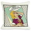"OMG! I Forgot To Have Children!" Indoor Throw Pillow by Dog is Good, 16"x16"