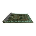 thumbnail image 2 of Ahgly Company Indoor Rectangle Persian Turquoise Blue Traditional Area Rugs, 8' x 12', 2 of 4