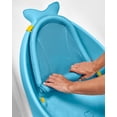 thumbnail image 5 of Skip Hop Baby Bath Tub, 3-Stage Smart Sling Tub, Moby, Blue, 5 of 7