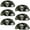 Multicolored, variant on PhooArto 6 Pcs Cup Drawer Pulls, Unicorn Silhouette Rainbow Pattern Shell Shape Handles Cabinet Knobs for Dresser Cupboard Closet Wardrobe with Screws