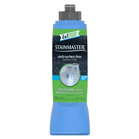 STAINMASTER Multi-Surface Floor Cleaner Solution Refill Cartridge, Citrus Scent, 36 FL