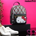 thumbnail image 2 of Mochila Hello Kitty para mujer, niña y adolescente, a la moda negra, 2 of 6