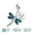 thumbnail image 5 of ROSIANNA Heart Enamel Bracelet Charm, 925 Sterling Silver, 5 of 6