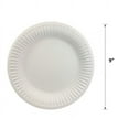 thumbnail image 2 of Heavy Weight 9-Inch Grease Resistant Paper Plates – White, Coated, 125 Count, 2 of 2