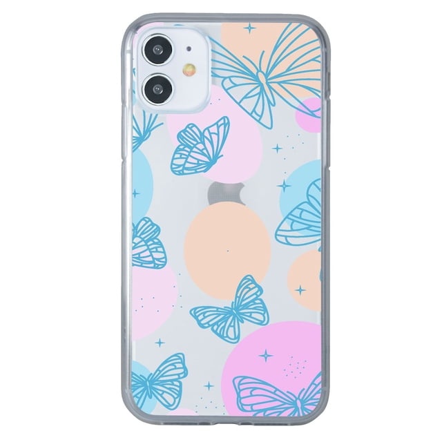 Funda Antigolpes Para iPhone 12 Mini mariposas con manchas, Uso Rudo, InstaCase Protector para iPhone 12 Mini antigolpes, Case anticaídas mariposas con manchas