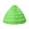 thumbnail image 6 of RABBITH 6 Hoops no Yarn Large Skirt Bride Bridal Wedding Dress Support Petticoat Women C, 6 of 19