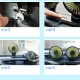 thumbnail image 2 of ✪ Adjustable Angle Dual Head USB Powered 3-Speed Adjustable Car Dashboard Cooling Air USB Fan for SUV Vehicles Home Office, 2 of 17