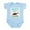 Sky Blue, variant on CafePress - Horse_Girl Body Suit - Baby Light Bodysuit, Size Newborn - 24 Months