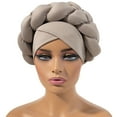 thumbnail image 2 of LWITHSZG Head Wrap Turban Headwear Pre-Tied Twisted Braid Hair Cover Headwrap Hats for Women Girls, 2 of 3