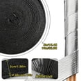 thumbnail image 3 of 6 Inch Wide Self-Adhesive Foam Insulation Tape With Aluminum Foil, Waterproof & High Temperature Resistant, Prevents Heat Loss & Freezing For Pipes, Plumbing, Home Winter Use, 1 Pack, 3 of 9