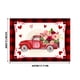 thumbnail image 3 of Fiudx Mantel Individual de San Valentín con Estampado de Corazones, Resistente Al Calor, Antimanchas, Protector de Mesa, Decoración para Cenas Románticas, Versátil, 23 X 16 Cm, 3 of 3