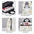 thumbnail image 5 of Lafuoo Watercolor Floral A Pattern Lightweight Backpack, Wear-resistant Multi-pocket Travel Backpack, Suitable for Work, Campus, Mountaineering, Unisex-One Size, 5 of 7