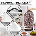 thumbnail image 4 of HELLHERO Protects Blenders Processors Polyester Mixer Blender Cover Skull and Rose Pattern Stylish Dust Cover for Kitchen, 4 of 6