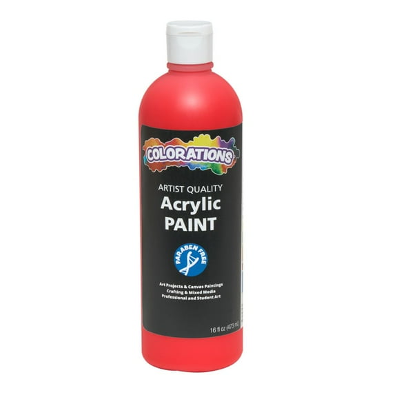 Colorations Paraben-Free Acrylic Paint - 16 oz. Red
