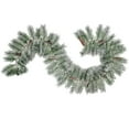thumbnail image 3 of Admired by Nature GXW5946-SNOW 9 ft. Christmas Natural Pine Cone with Frosted Snow Garland 85 Tips, 3 of 3