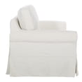 thumbnail image 5 of Porch & Den  Zuni  Mid-century Slipcover Loveseat ivory, 5 of 5