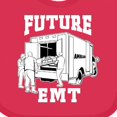 thumbnail image 4 of Inktastic Future EMT Ambulance Boys or Girls Baby Bib, 4 of 4