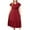 Red, variant on Summer Dresses for Womens 2025 Plus Size Fashion Oversized V-neck Short Sleeved Printed Casual Dress
