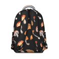 thumbnail image 3 of Trendy Mushroom Patterned Backpack for College, Cute School Bookbag for Women, Large Capacity Laptop Daypack for Campus, Durable Lightweight, Ideal Gift Idea, 3 of 6