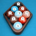thumbnail image 5 of Supplies Mahogany Stain Triangle and Diamond Billiard Ball Racks, 5 of 5