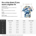 thumbnail image 5 of Goofa Marine Animals Printed Men's Casual Short-sleeved Shirt,Lightweight Breathable Button-down,Summer Casual men's top,Versatile Fashion shirt-XX-Large, 5 of 7