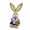 thumbnail image 1 of Estatuilla de de Pascua de Paja, Regalo de Pascua, Escultura Decorativa de Animal, Estatua de Jardín para Mesa de Dormitorio, Estantería con Estilo H, 1 of 8