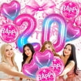 thumbnail image 4 of Number 10 Balloon Florisland Rumi Birthday 1st Party 1m, 4 of 6