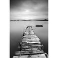 thumbnail image 3 of Anonymous 17x24 Black Modern Framed Museum Art Print Titled - Peaceful Pier, 3 of 5
