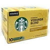 Starbucks Veranda Blend Blonde Roast K-Cup Pods - 10 Count