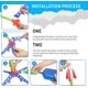 thumbnail image 4 of Toys for 3 4 5 6 7 8 9 10 Year Old Boys Girls, Rocket Toy Launcher for Kids Outdoor Toys Garden Toys Stomp Toy Rockets for Kids, Gifts for 4 5 6 Year, 4 of 5