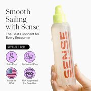 Sense Water Based Lubricant, 145ml Silky Smooth Personal Lubricant, Long Lasting Lube, Made in USA