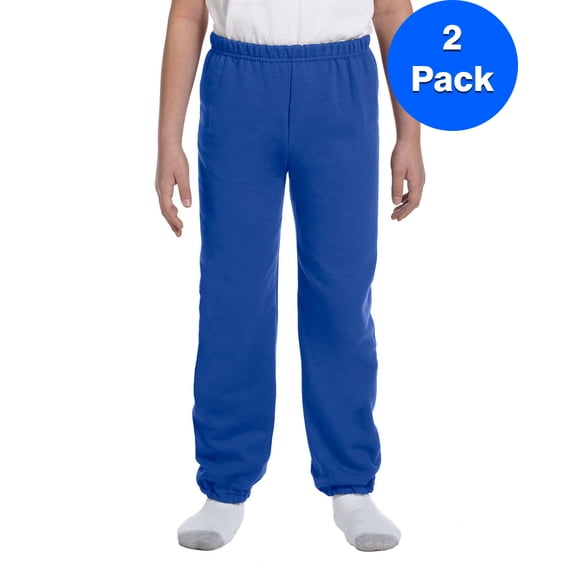 Boys 7.75 oz. Heavy Blend? 50/50 Sweatpants 2 Pack