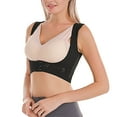 thumbnail image 1 of JFHHQ Women's X-Shaped Back Support Bra for Posture Correction and Lifting Front Closure Design L Black, 1 of 6